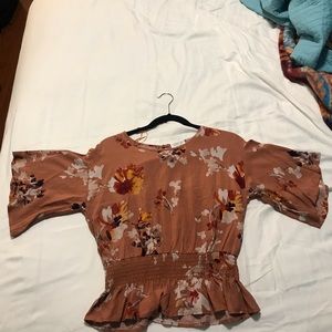 Mauve Floral Blouse